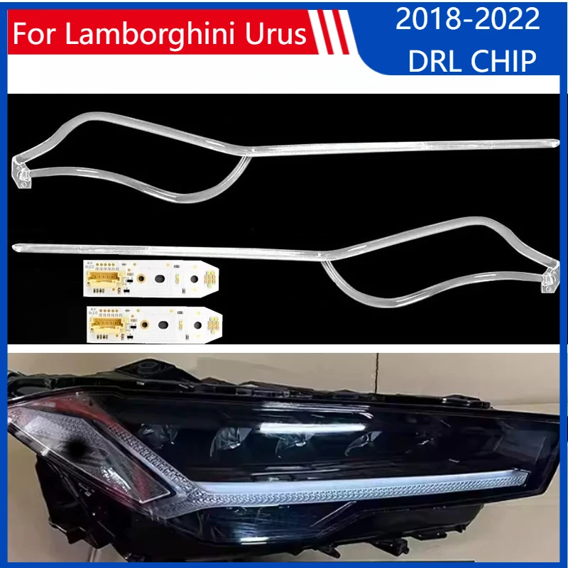 

Car Headlight Ballast Chip Lamp Tube for Lamborghini URUS DRL CHIP Light Guide Strip 18-2022 White Angel Eye Light Source Module