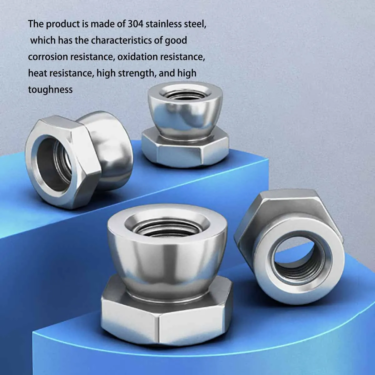 304 Stainless Steel Shear Nut Breakaway Anti Theft Security Nuts Tamper Resistant M5 M6 M8 M10 M12