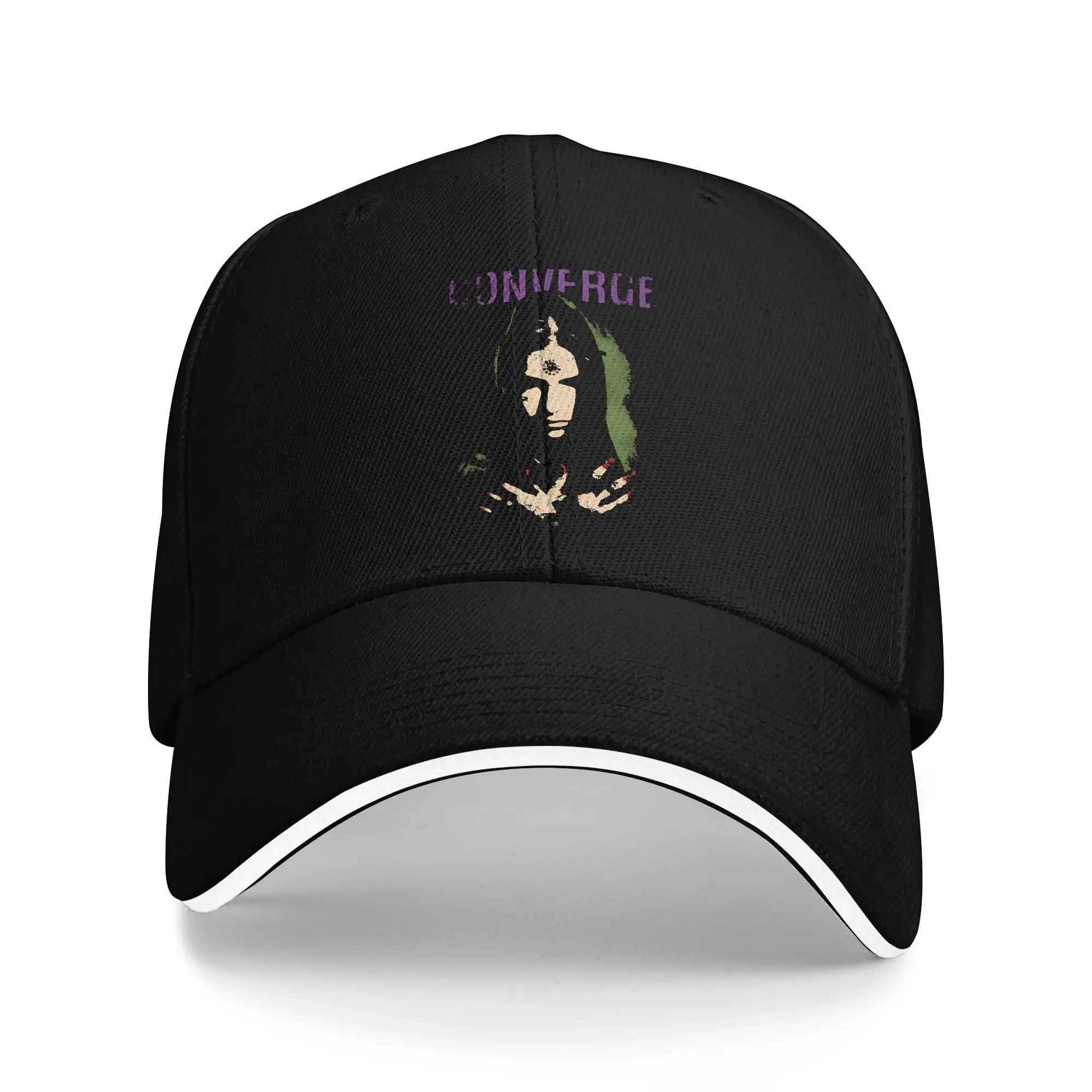 Converge Vintage  Casual Baseball Cap Summer  Trucker Hat Adjustable Tennis Skate Cap Couple Women Fashion Baseball Caps