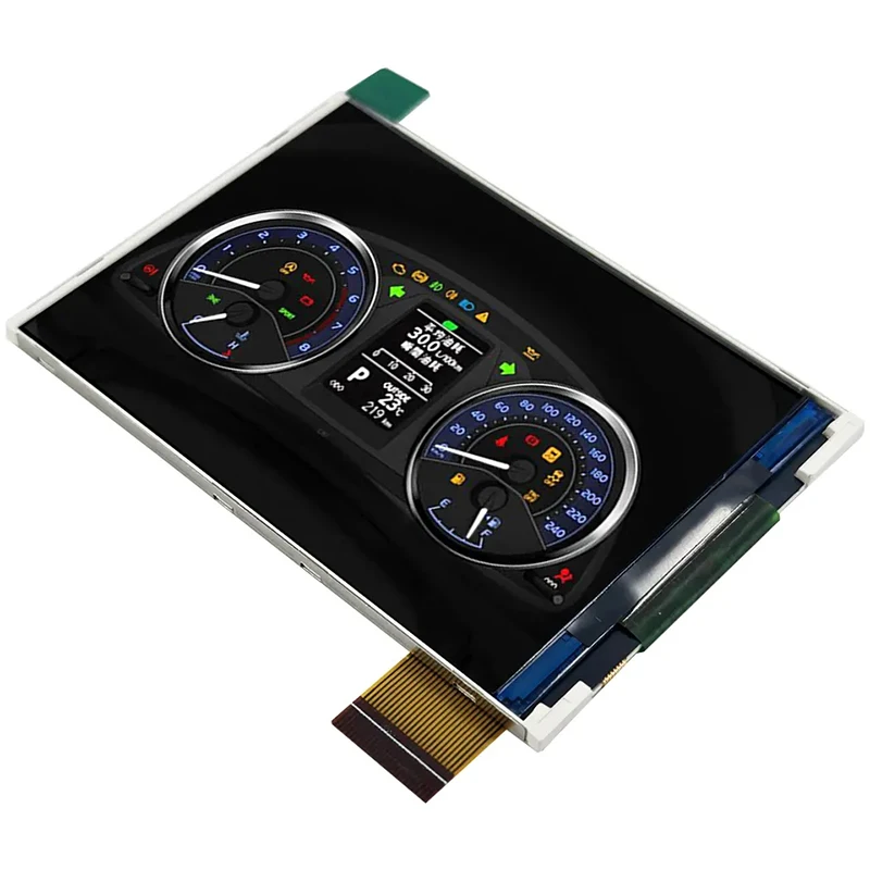 Tft Lcd Módulo Touch Screen para Carro 240×320 Displays Mcu Spi Interface Painel 24pin 32 Polegadas H32b1901z