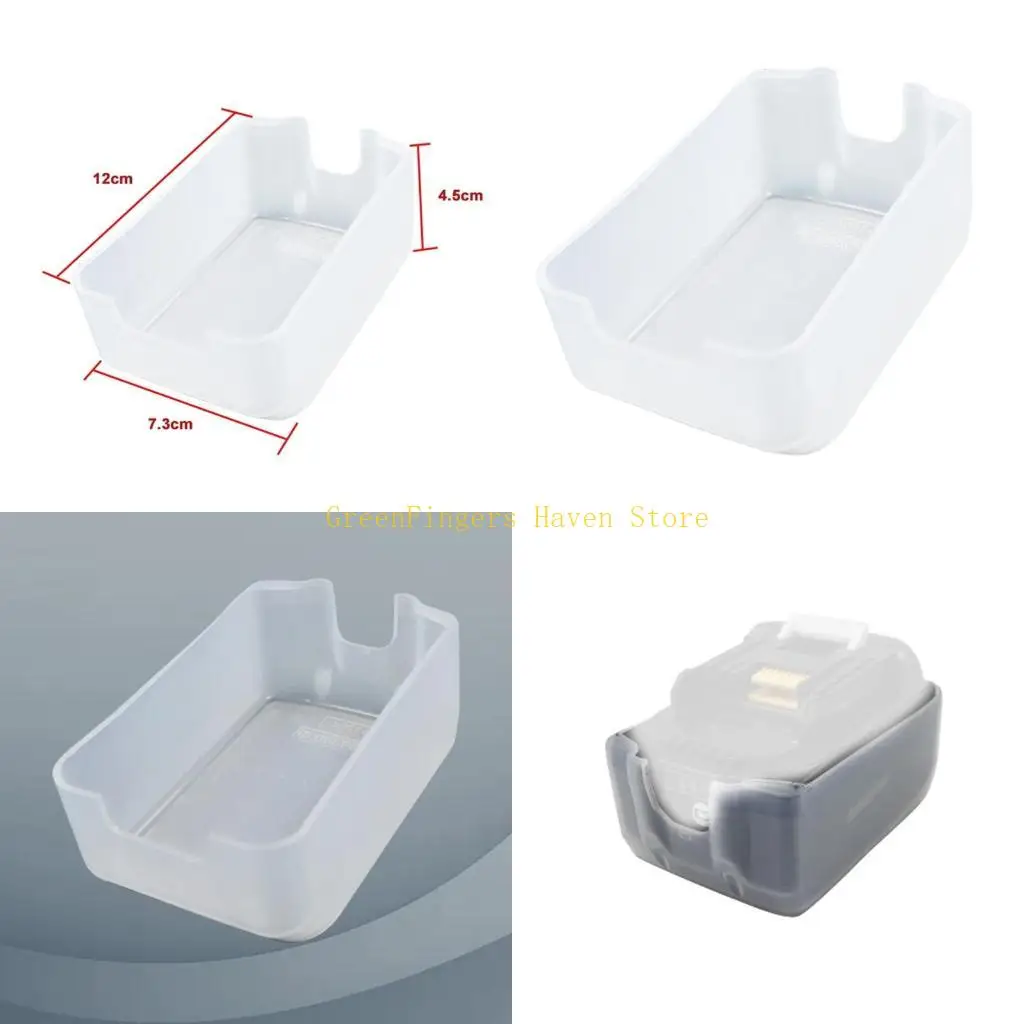 

F68D Durable Plastic 18V Lithium Battery Protective Cover Compatible for w/ bl1830 bl