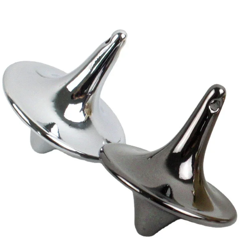 Metall-Gyro, beliebter Film-Totem, silberner Handkreisel, Fingerspielzeug, kleiner Zyklon-Gyroskop, Antistress-Fidget-Spielzeug für Kinder, Geschenkidee – Detail 5
