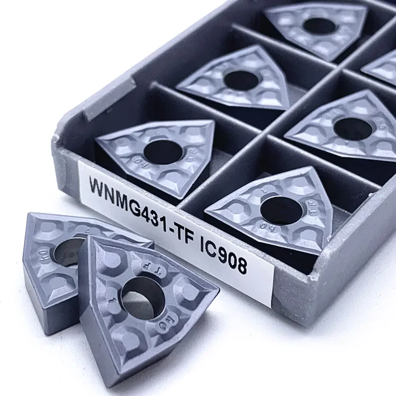 WNMG080404 WNMG080408 TF IC907/IC908 External Turning Tool WNMG431 WNMG432 Carbide Insert CNC Cutting Tool WNMG 080404 080408