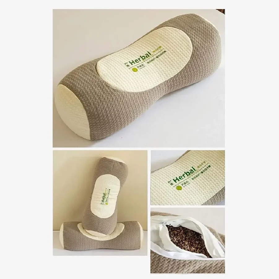 Help Sleep Buckwheat Pillows Breathable Anti-arch Cervical Vertebra Pillow Neck Pain Relief Help Sleep Spine Pillow for Adults