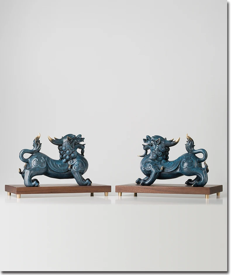 شركة متجر منزلية كبيرة من جنوب شرق آسيا عالية الجودة تجلب أموال الثروة حظًا سعيدًا تمثال زينة على شكل تنين PIXIU