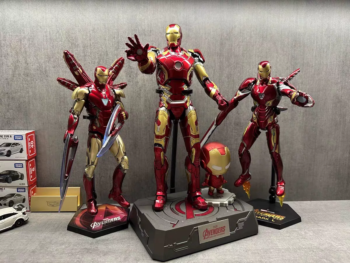 Originale Marvel Zdtoys Iron Man 1/10 Mk24 Mk22 Mk41 Mk47 Action Figures Modello Giocattoli Anime Regalo Di Compleanno