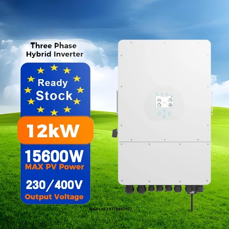 For Hybrid Solar Inverter Three Phase 12KW 99.9% Efficiency 5-Year Warranty for Home Use