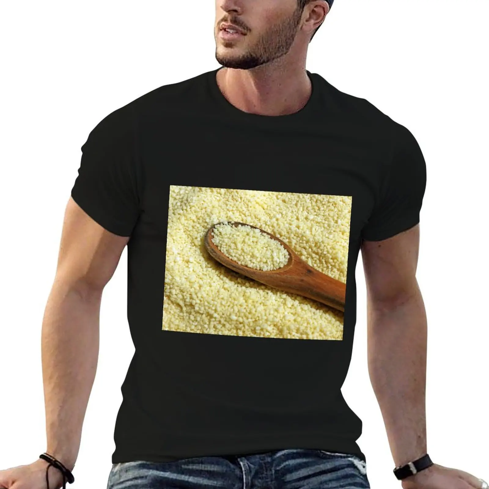 Camiseta Couscous, camiseta informal para hombre, camiseta gráfica para hombre, camisetas para hombre, camiseta de marca de lujo de alta calidad