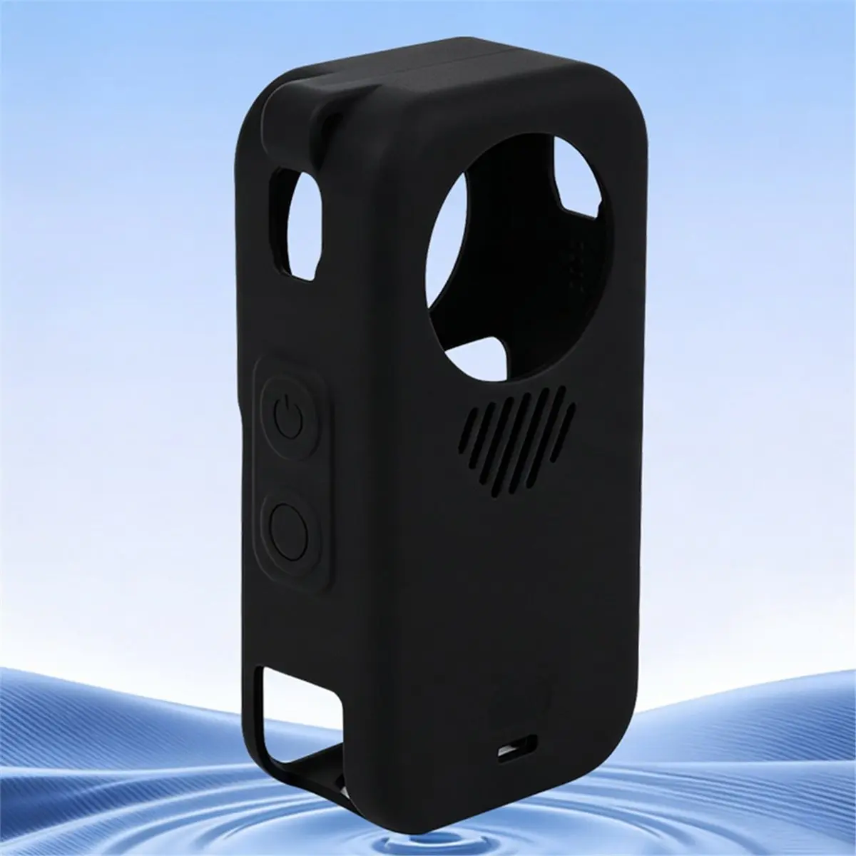 Silicone Protective Case for X6 with Lens Cap & Lanyard, Anti-Scratch Soft Silicone Cover Protective