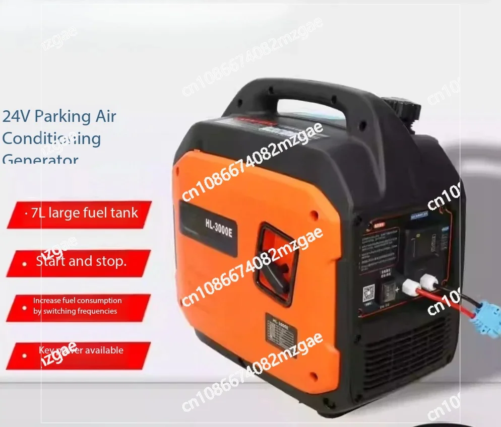 24V Parking AC Generator for Trucks - Complete Kit with 12V Auto Start-Stop System and Lithium Battery Support
