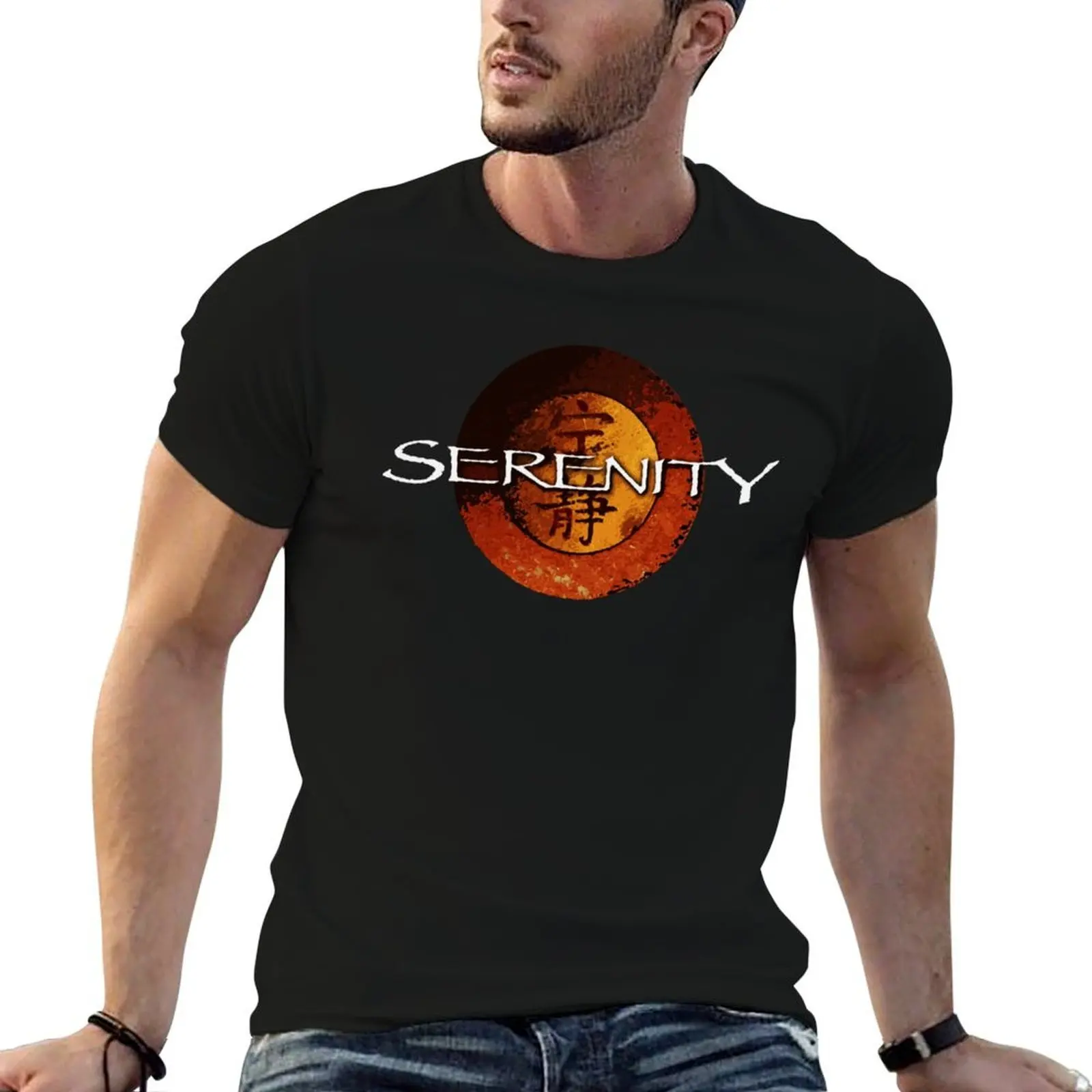 Firefly Serenity T-Shirt Basic Solid Color Short Sleeve T-Shirt