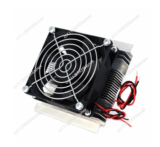 60W Refrigeration Cooler Semiconductor Air Conditioning Cooling Module and Cooling Fan Assembly