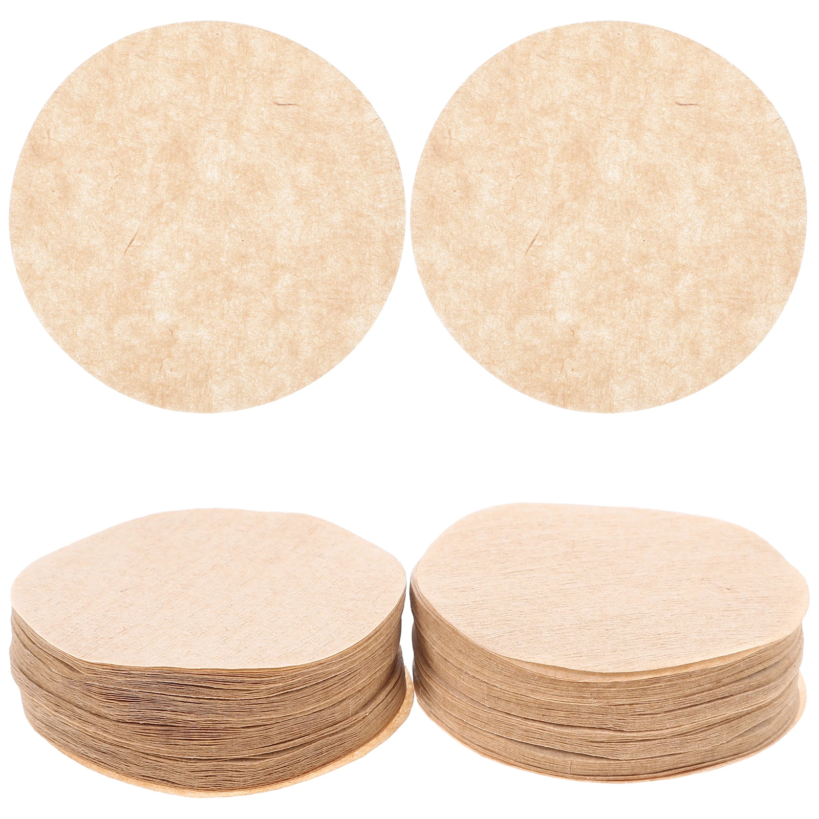 

200Pcs Unbleached Round Coffee Filter Paper Pads Disposable for Espresso Coffee Machine Home Brewing Filter Supply