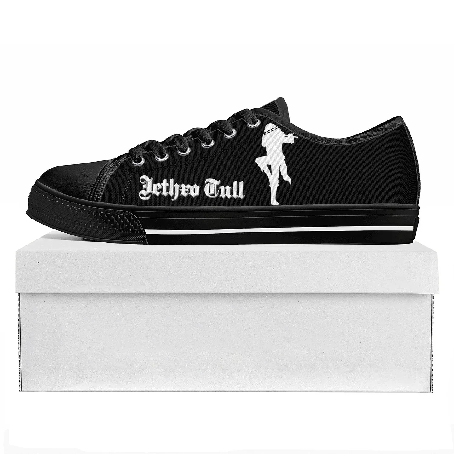 Jethro Tull Folk Band Low Top High Quality Sneakers Mens Womens Teenager Canvas Sneaker  Prode Casual Couple Shoes Custom Shoe