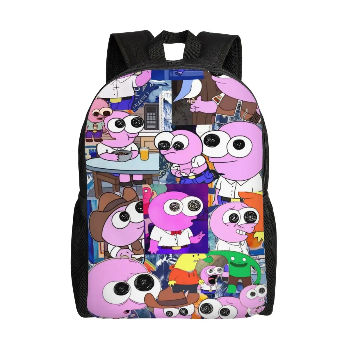 Smiling Friends Pim And Charlie Kid Backpack for Kids Boys Girls Backpacks Lovely Preschool Child School Bags