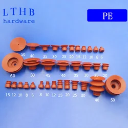 10PCS Pneumatic Vacuum Sucker Nozzle Red Silicone 8mm Mounting Hole Big Head Injection Molding Machine Manipulator Accessories