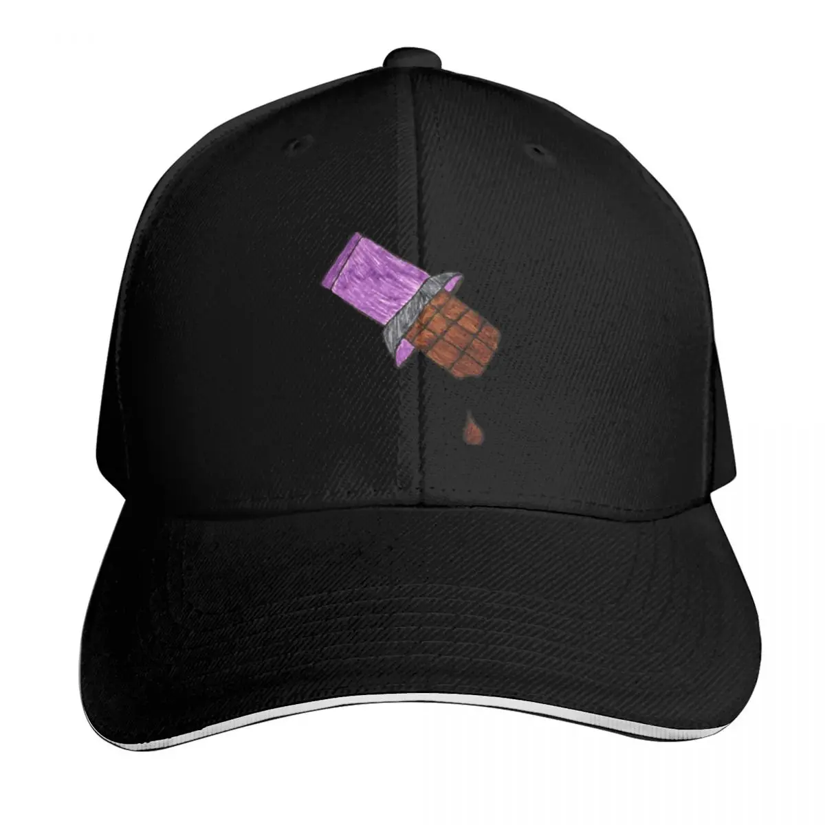 Chocolate Baseball Cap Six Panel Structured Crown Sun Protection UPF 50+ Breathable Mesh Back