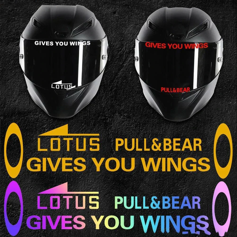 Laser Rainbow Reflective Stickers For Motorcycle Helmet Lenses Tank Scooter Body Decors Oilproof Vinyl Decals