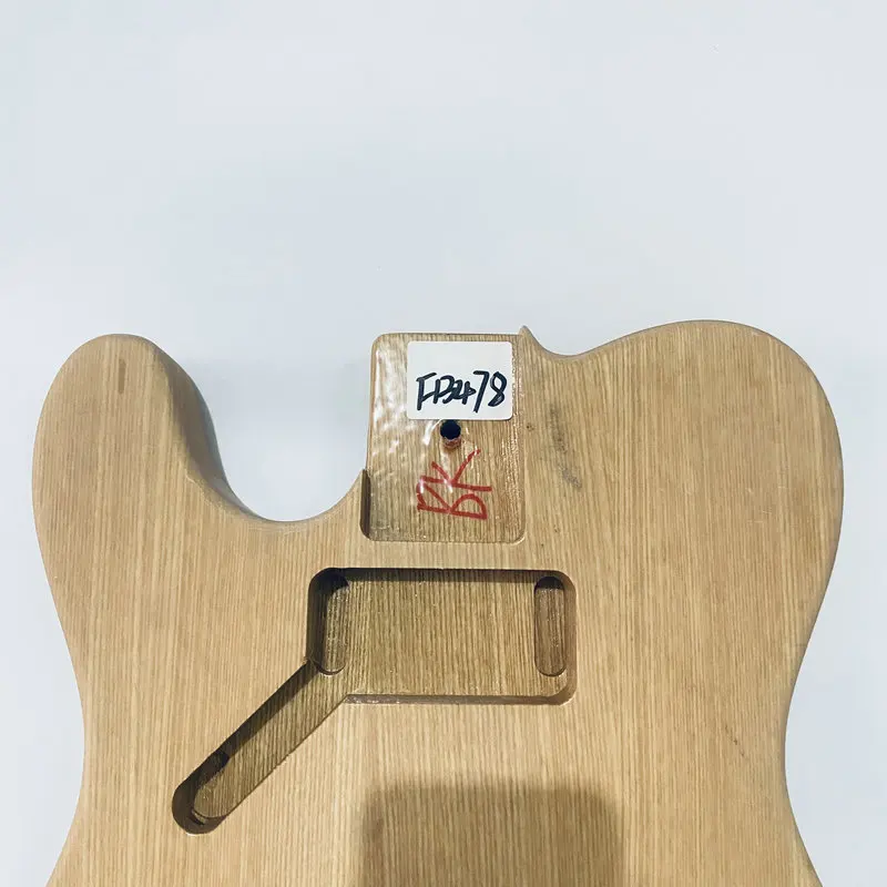 FB478  Left Hand Solid Ash Wood Tele Electric Guitar Body for TL Guitar Replace  DIY Guitar Parts  String Through