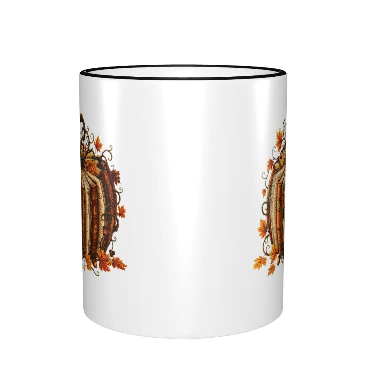 New Arrival Halloween Fall Reading Pumpkin Book Merch Mug Fun Coffee Cup
