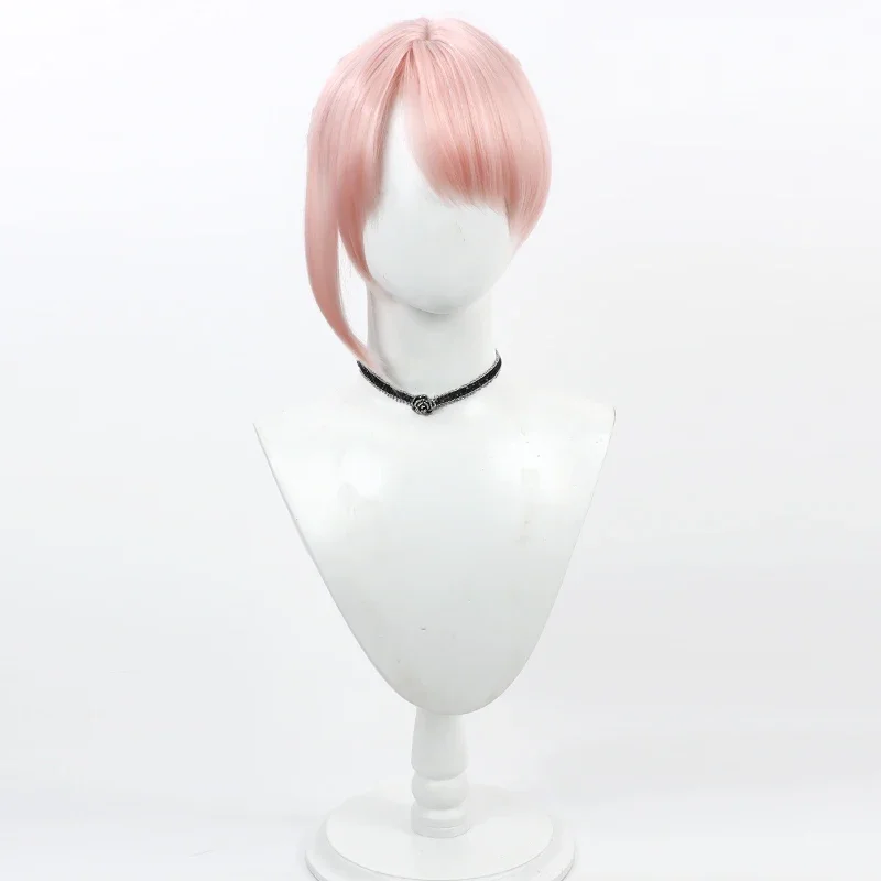 New Type Project Sekai Colorful Stage Akiyama Mizuki Cosplay Wig Pink Synthetic Hair Heat Resistant Halloween Role Play Party