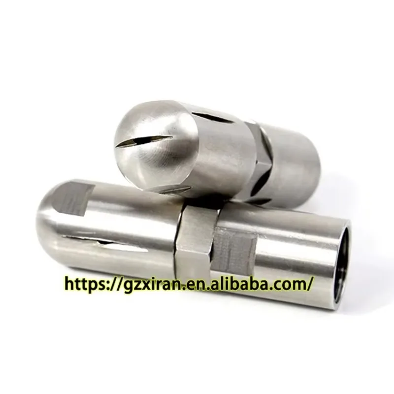 فوهة غسيل حاوية دوارة 360 درجة، موصل تنظيف دوار للنظافة الأنثوية 1/2 "3/4" لتنظيف الخزان