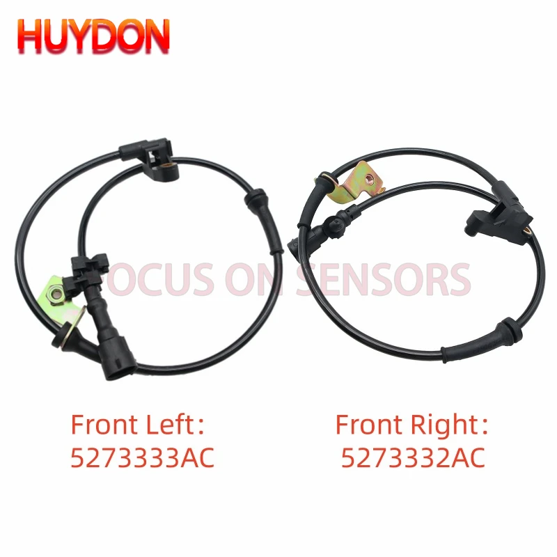 Sensor de Velocidade da Roda ABS Frontal Esquerdo e Direito 5273333AC 5273332AC para Chrysler Neon, PT Cruiser, Dodge Neon SX, Plymouth Neon