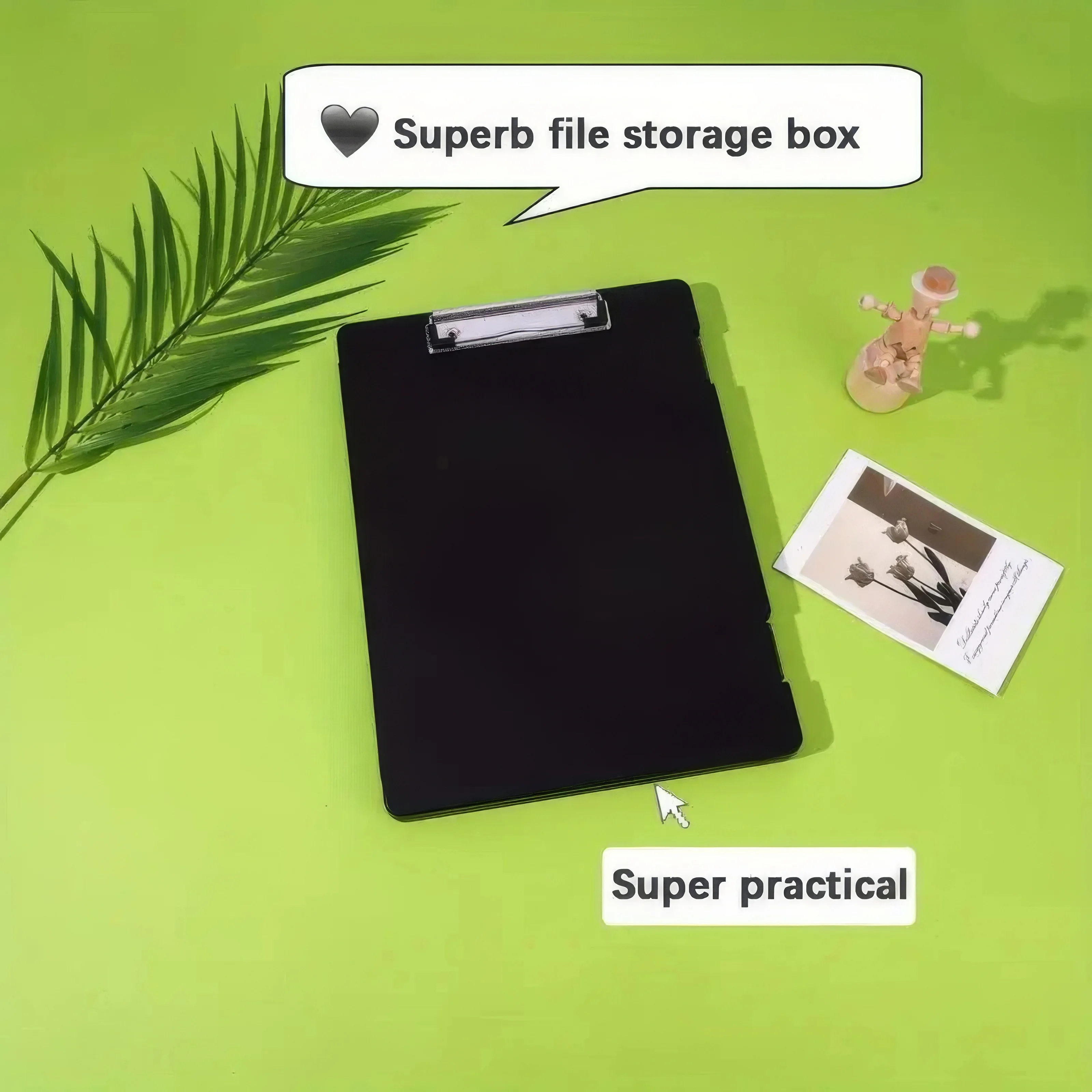 

Black Document Filing Box with Clip, Black Document Filing Box with Clip, 235x323mm, 5 Colors, A4 Sizemm, 5 Colors, A4 Size