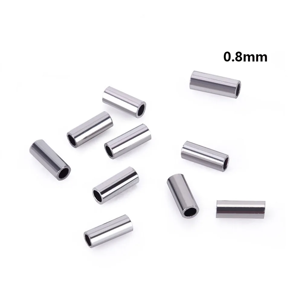 Dental Mini Crimpable Stops 50PCS0.5mm 50PCS0.8mm 25PCS0.5mm/25PCS0.8mm For Orthodontic On Archwire Bracket Orthodontic Wires