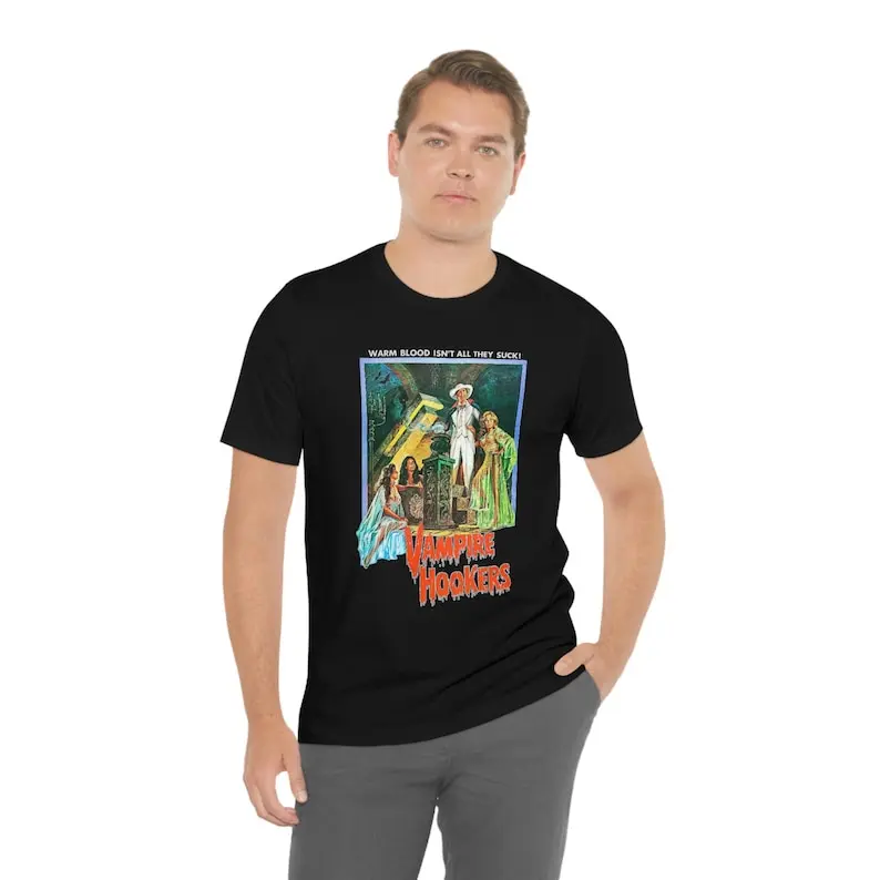 Vampire Hookers T-Shirt Black Movie Tee