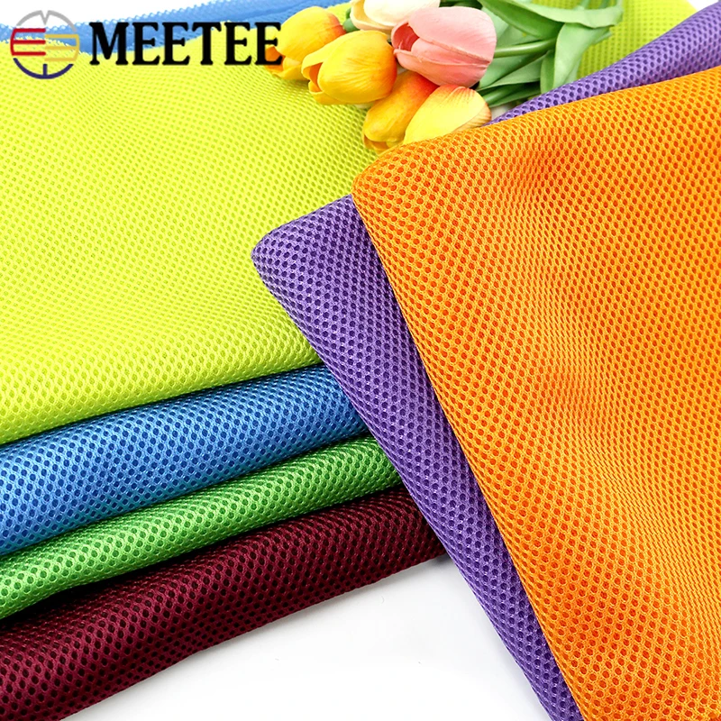 

50x150cm 100x150cm 3D Spacer Mesh Fabric for Seat Cover Sofa 3 Layer Elastic Breathable Bag Shoes Upholstery Sewing Accessories