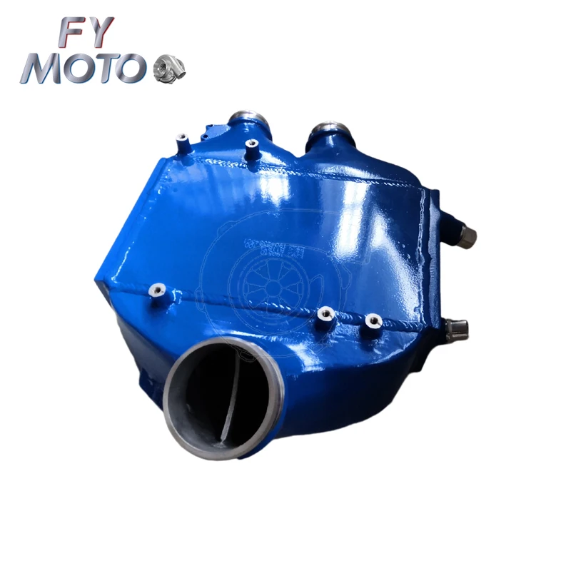 Baking Paint Blue M PERFORMANCE Charge Air Cooler For BMW S55 F80 F82 F83 M3 M4 2014+ - view 2