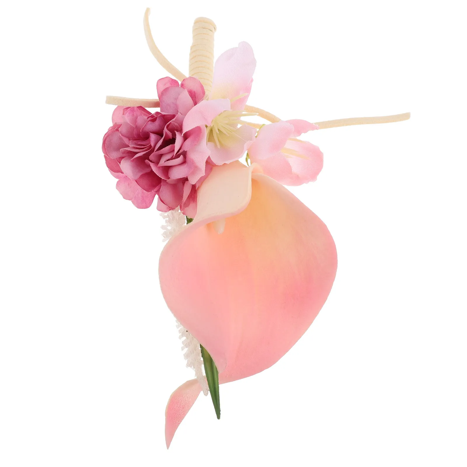 

Набор бутоньерок для жениха и шаферов: искусственные шелковые цветы-броши для мужчин, для торжественных ужинов, винтажных и деревенских свадеб