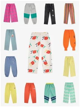 Spodnie dziewczęce dziecięce spodnie dżinsy chłopięce 2025 nadruk kreskówkowy spodnie dresowe INS projektant dziecięce spodnie dziecięce znosić ubrania