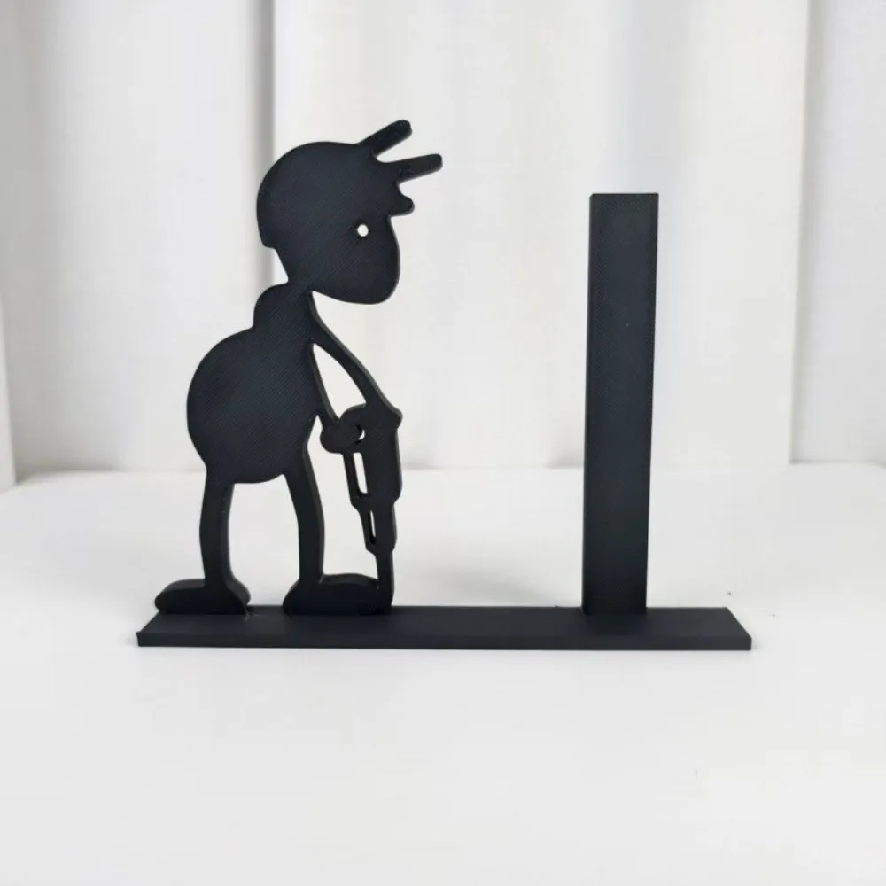 New Creative Tissue Holder Minimalist Cute Ant Shape Paper Holder Black PLA Material Paper Organizer for Bathroom