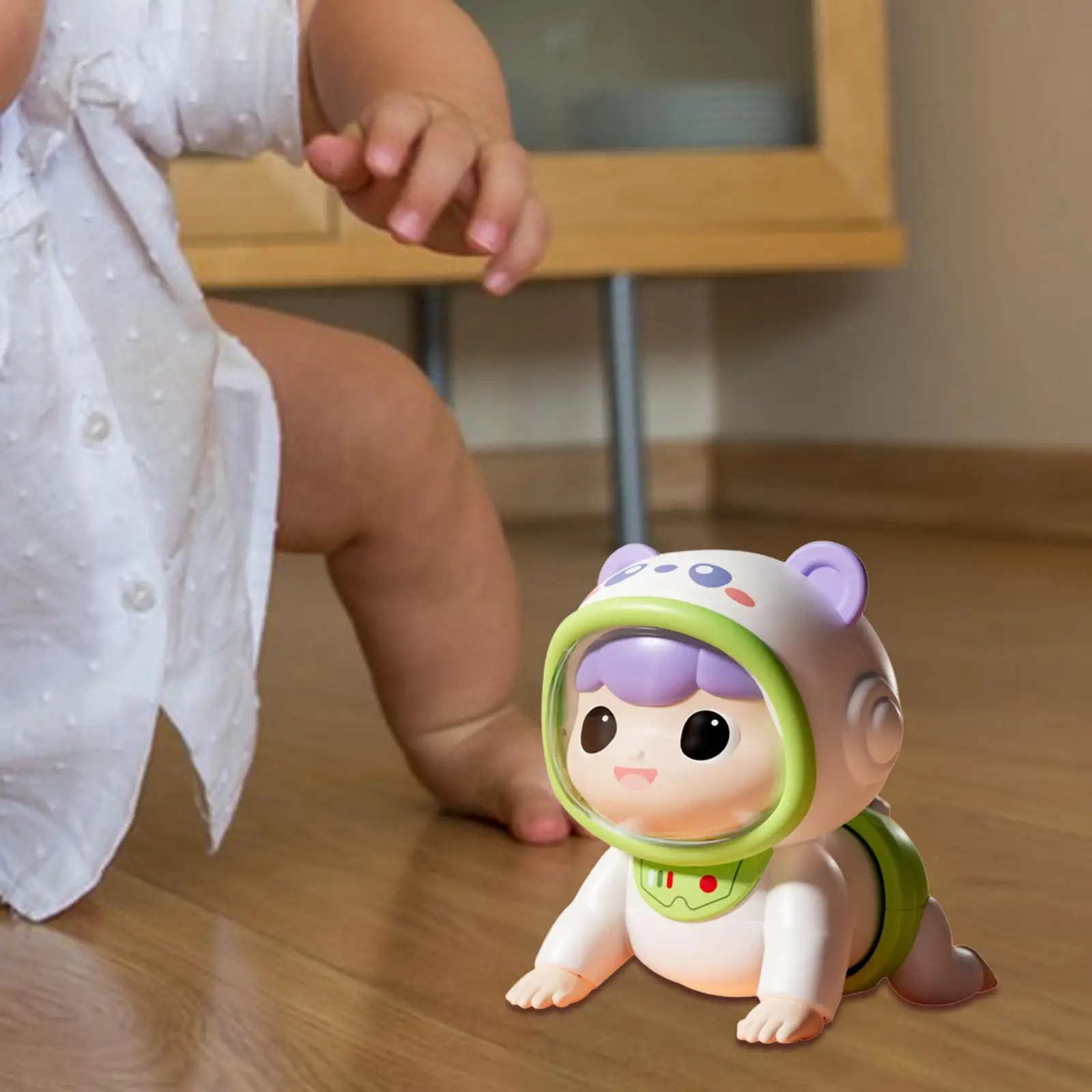 Crawling Baby Doll Early Education Development Learn Climbing Toy Electric Infants Doll for Boy Infants Children 6 to 12 Months