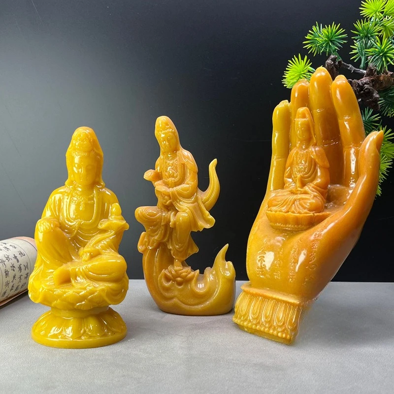 

Cz imitation shoushan stone guanyin guanyin buddha's hand holding guanyin buddha's hand ornaments