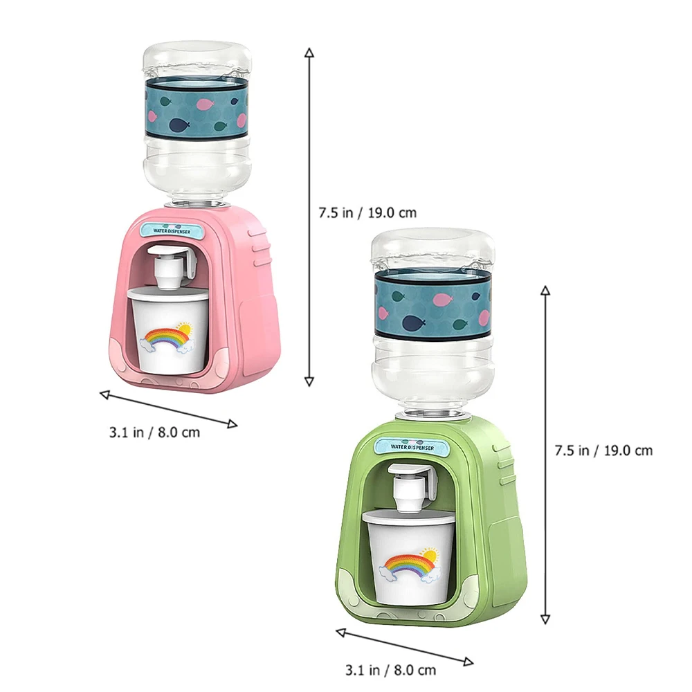 ألعاب موزع مياه صغيرة للأطفال ألعاب محاكاة المطبخ الكرتونية نافورة شرب المياه مونتيسوري ألعاب المطبخ التظاهرية