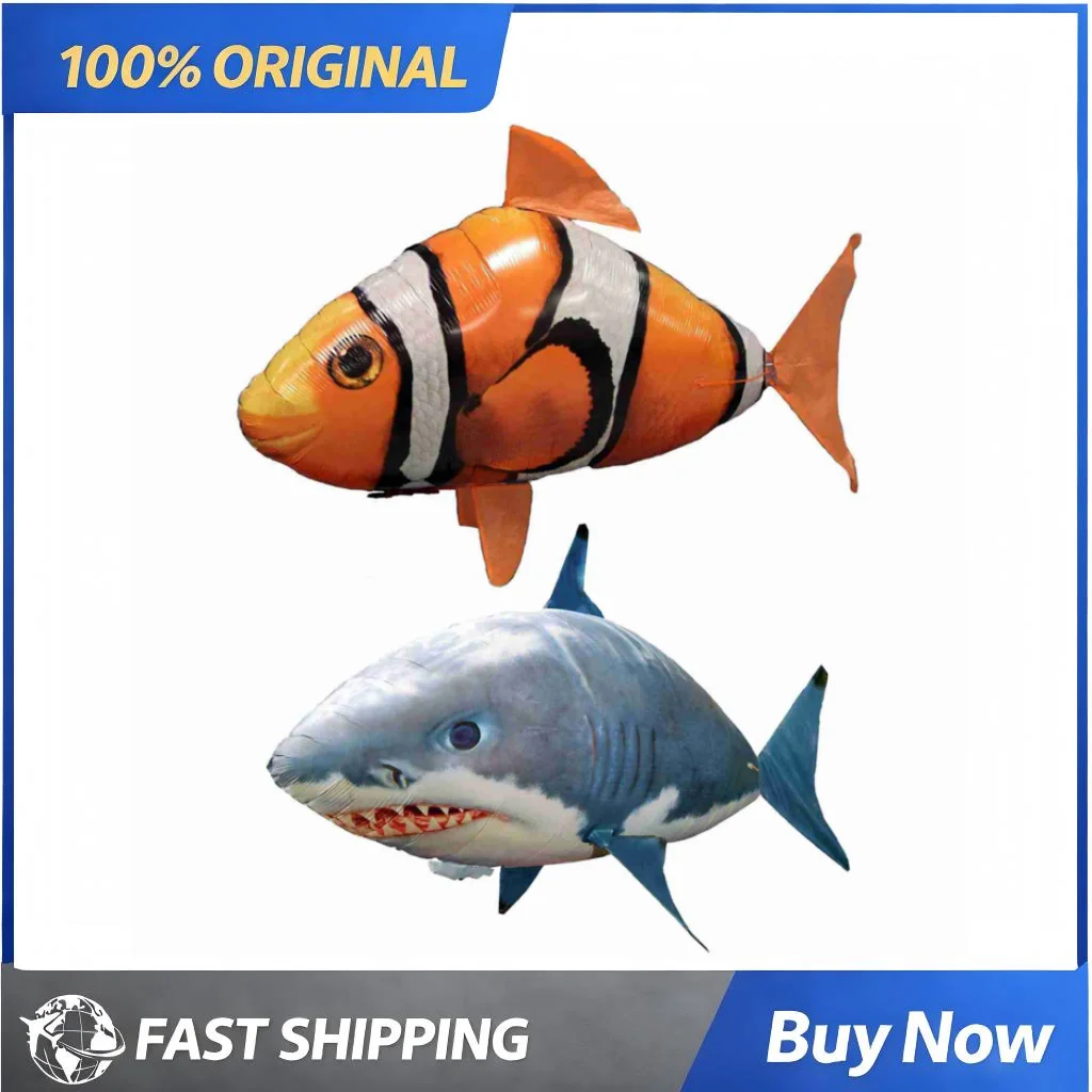 

Inflatable Toys Children's Remote Control RC Shark Balloon Birthday Party/Indoor Game Funny Creative Gifts for Kids