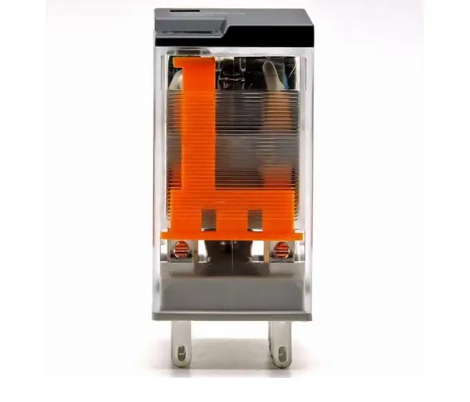 مرحل متوسط صغير كهرومغناطيسي اقتصادي RXM2LB2F7، مجموعتان، 8 دبابيس، AC120V مع قاعدة RXM2LB2F7