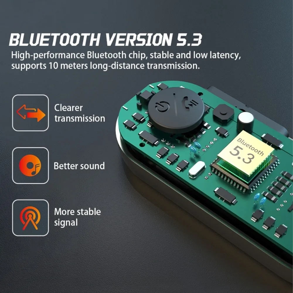 2 in 1 Bluetooth Receiver Transmitter Wireless 3.5mm AUX Bluetooth Wireless Adapter LED Indicators Mini