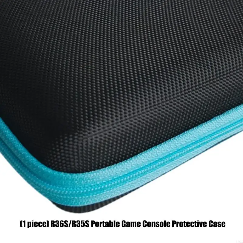 Bag with Mesh Pocket & Strap Handheld Console Carrying Case Scratchproof Case Shockproof Storage Box for R36S/R35S 