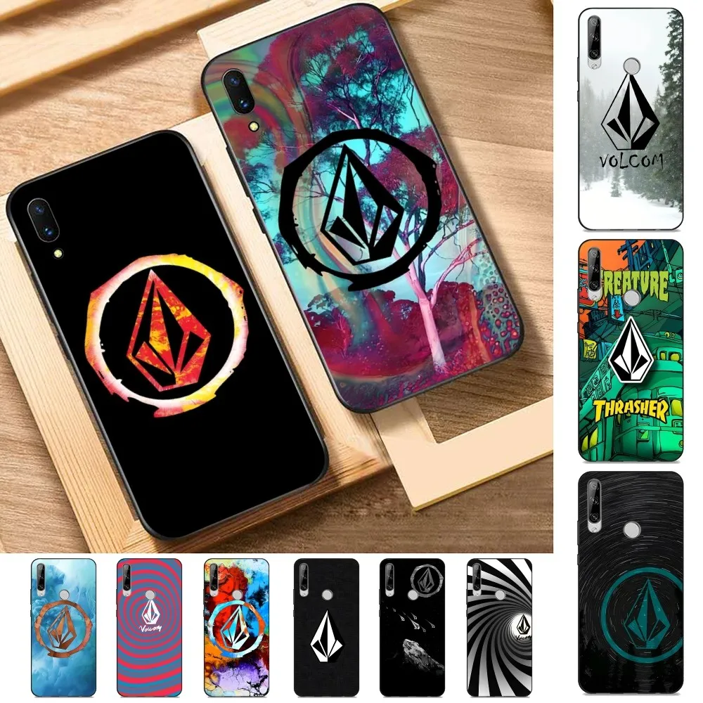 L-Luxury V-Volcom Phone Case For Huawei Y9 6 7 5 Prime Enjoy 7s 7 8 plus 7a 9e 9plus 8E Lite Psmart Shell