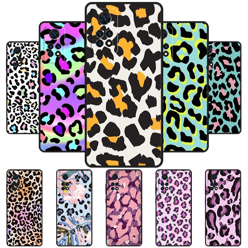 CAMOUFLAGE 레오파드 무늬 휴대폰 케이스, 레드미 노트 11, 에프로 11S, 10, 10T, 9S, 프로맥스, 8 프로, 샤오미 미 10, 11, 12X, 12S 울트라 커버