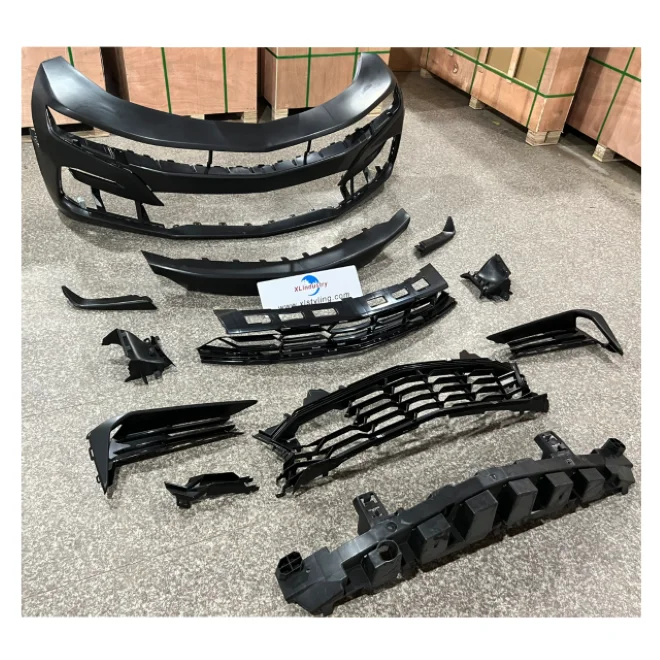 

Xlstyling PP Material Car Conversion Facelift Front Bumper with Grille 2019 SS Model for Chevrolet Camaro LS LT Bodykit