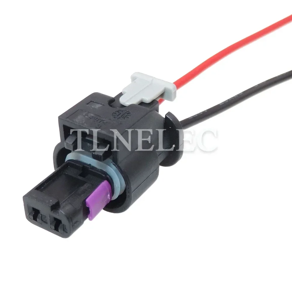 2 Pin Way Car Fuel Spray Nozzle Wiring Cable Socket With Wires Auto Urea Mercury Sensor Sealed Connector 4F0973702 1-1718643-1