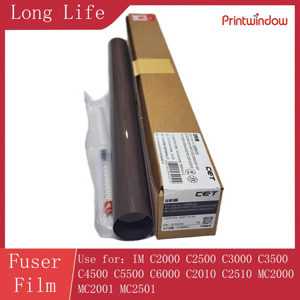 AE01-0110 Long Life for CET Fuser Film for Ricoh IM C2000 C2500 C3000 C3500 C4500 C5500 C6000 C2010 C2510 MC2000 MC2001 MC2501