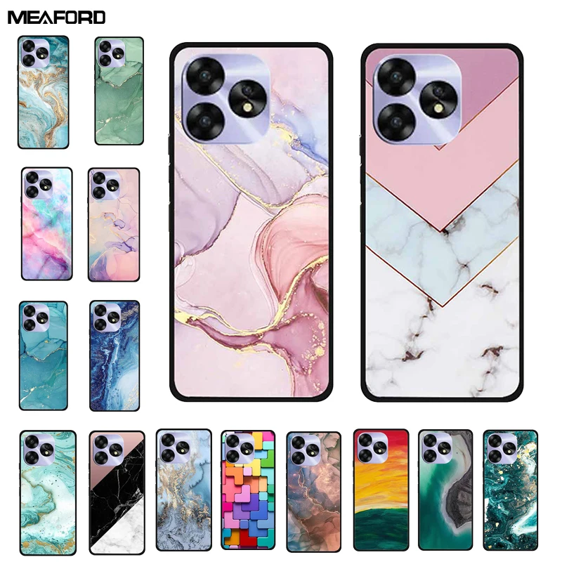 For Umidigi A15 Cases A15C A15T Cover Marble Soft TPU Silicone Phone Case For Umidigi A15C Back Cover Funda Coque Umidigi A15 T