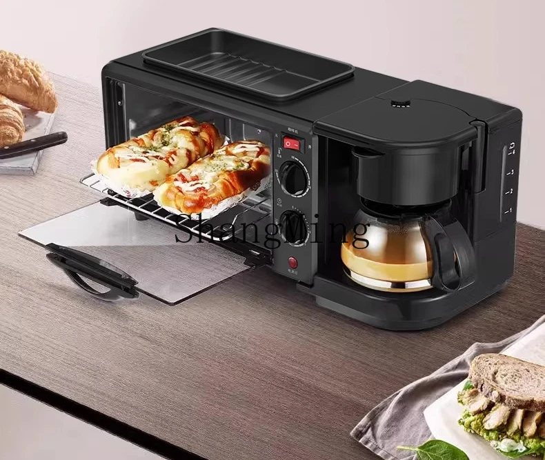 ZYY breakfast machine oven frying pan coffee pot three in one multi-function