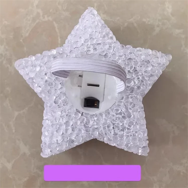 12Pcs Led 귀여운 별 모양 Anti-slip 밴드 라이트 램프 아크릴 어린이 어린이 댄스 공연 소품 무대 공연 장식